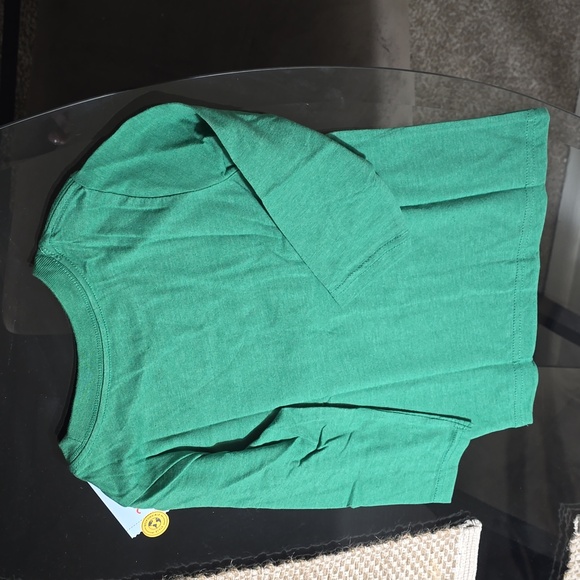 2T Green and gold holiday long sleeve crewneck top - Picture 4 of 4